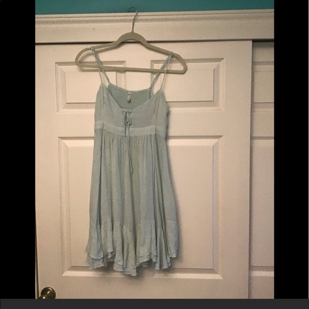Free People Lace Up Dress